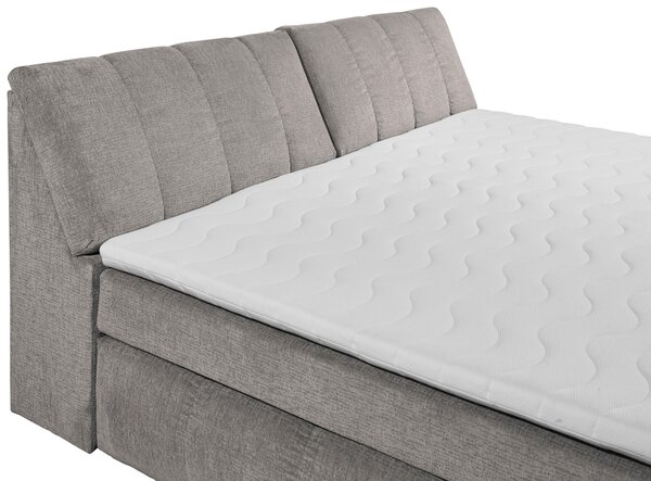 POSTEL BOXSPRING, 240/200 cm, šedavě hnědá MID.YOU - Manželské postele, Online Only