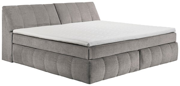 POSTEL BOXSPRING, 240/200 cm, šedavě hnědá MID.YOU - Manželské postele, Online Only