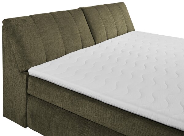 POSTEL BOXSPRING, 240/200 cm, zelená MID.YOU - Manželské postele, Online Only