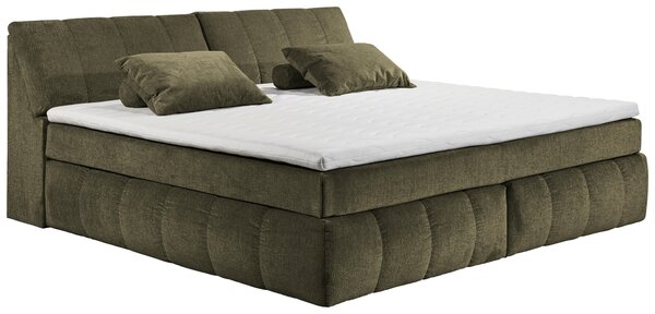 POSTEL BOXSPRING, 240/200 cm, zelená MID.YOU - Manželské postele, Online Only