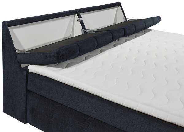POSTEL BOXSPRING, 240/200 cm, černá MID.YOU - Manželské postele, Online Only