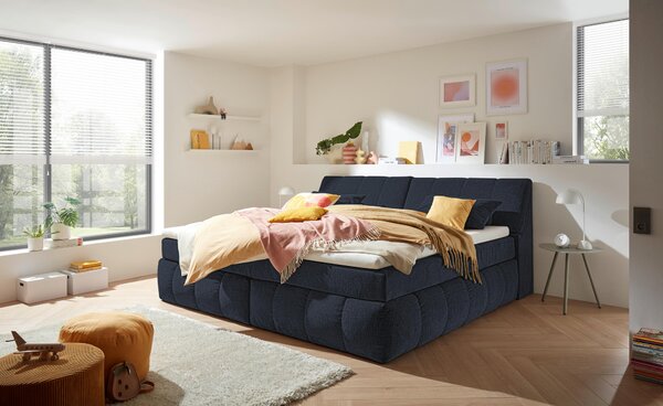 POSTEL BOXSPRING, 240/200 cm, černá MID.YOU - Manželské postele, Online Only