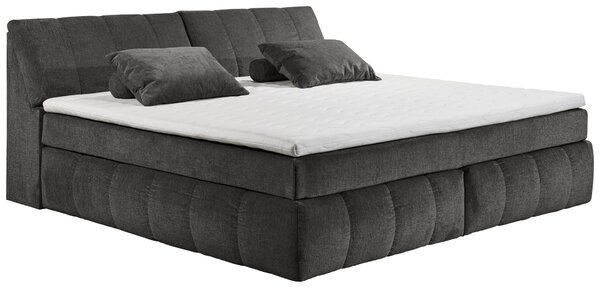 POSTEL BOXSPRING, 240/200 cm, šedá MID.YOU - Manželské postele, Online Only