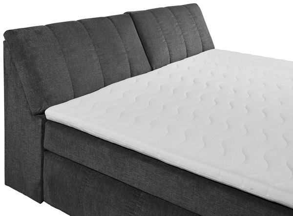 POSTEL BOXSPRING, 240/200 cm, šedá MID.YOU - Manželské postele, Online Only
