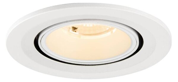 BIG WHITE SLV NUMINOS GIMBLE S Stropní vestavné svítidlo, 2700 K, 40°, IP20, kulaté, bílé 1009392