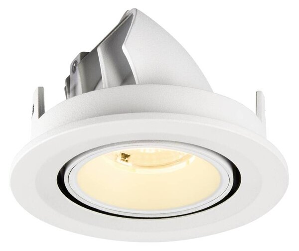 BIG WHITE SLV NUMINOS GIMBLE S Stropní vestavné svítidlo, 3000 K, 40°, IP20, kulaté, bílé 1009410