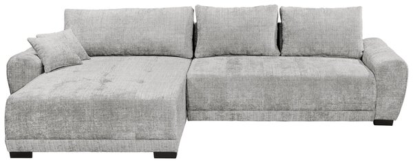 ROHOVÁ ROZKLÁDACÍ POHOVKA, textil, barvy stříbra Livetastic - Online Only sedačky, Online Only