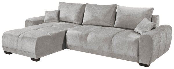 ROHOVÁ ROZKLÁDACÍ POHOVKA, textil, barvy stříbra Livetastic - Online Only sedačky, Online Only