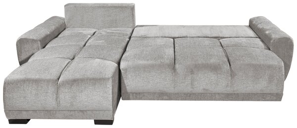 ROHOVÁ ROZKLÁDACÍ POHOVKA, textil, barvy stříbra Livetastic - Online Only sedačky, Online Only