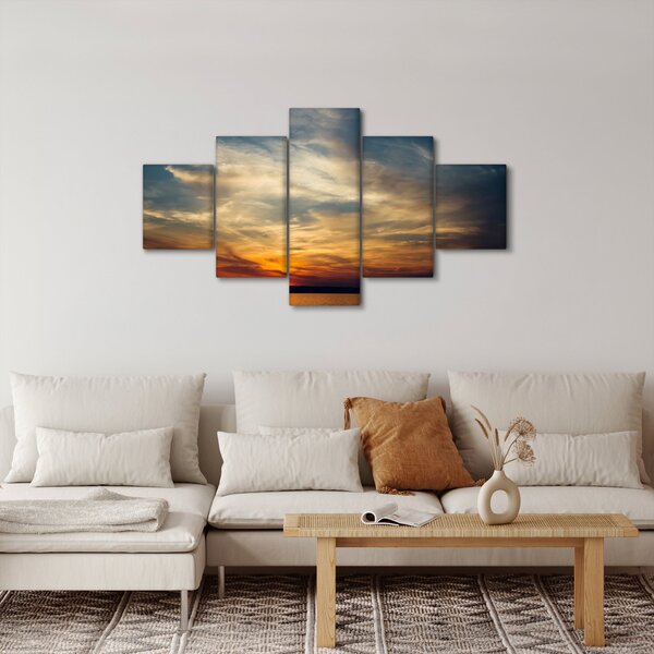 Obraz západu slunce (125x70 cm)