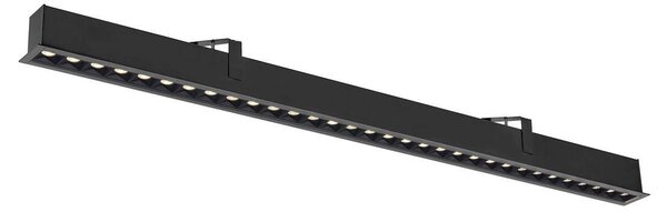 LA 1010522 GLENOS® PRO Stropní vestavné svítidlo, 1, 2 m, DALI, UGR19, 3000K, 75°, IP20, černé - BIG WHITE (SLV)
