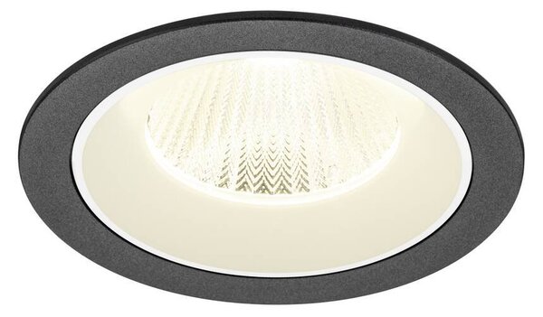 LA 1009796 NUMINOS® L Stropní vestavné svítidlo, 4000 K, 40°, IP20, kulaté, černá / bílá - BIG WHITE (SLV)