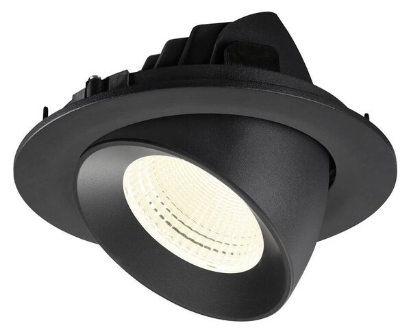 LA 1009745 NUMINOS® GIMBLE L Stropní vestavné svítidlo, 4000 K, 55°, IP20, kulaté, černé - BIG WHITE (SLV)