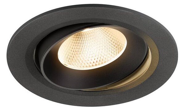 LA 1009810 NUMINOS® MOVE L Stropní vestavné svítidlo, 2700 K, 20°, IP20, kulaté, černé - BIG WHITE (SLV)