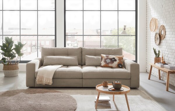 POHOVKA BIG SOFA, textil, pískové barvy Livetastic - Pohovky, Online Only