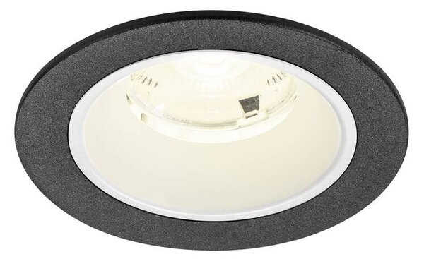 LA 1009470 NUMINOS® S Stropní vestavné svítidlo, 4000 K, 20°, IP20, kulaté, černé / bílé - BIG WHITE (SLV)
