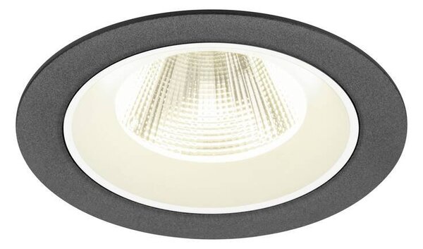 LA 1009632 NUMINOS® M Stropní vestavné svítidlo, 4000 K, 20°, IP20, kulaté, černé / bílé - BIG WHITE (SLV)