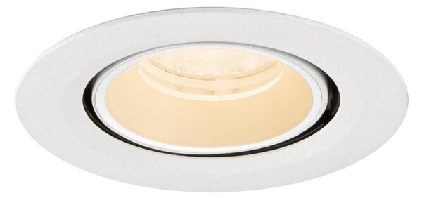 BIG WHITE SLV NUMINOS GIMBLE XS Stropní vestavné svítidlo, 2700 K, 40°, IP20, kulaté, bílé 1010039