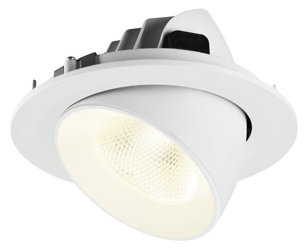 LA 1009749 NUMINOS® GIMBLE L Stropní vestavné svítidlo, 4000 K, 20°, IP20, kulaté, bílé - BIG WHITE (SLV)