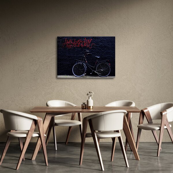 Obraz kola v Amsterdamu (70x50 cm)