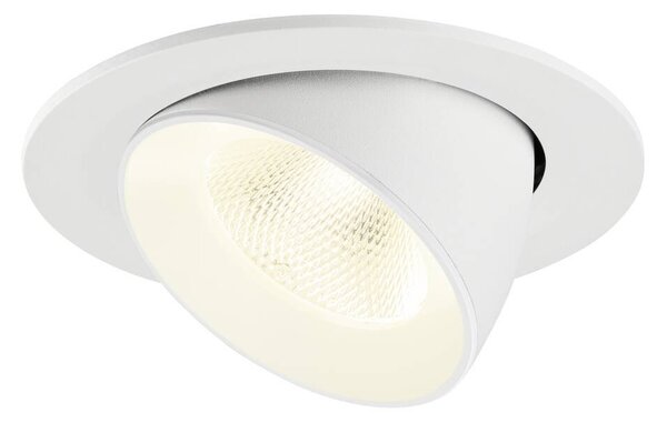LA 1009749 NUMINOS® GIMBLE L Stropní vestavné svítidlo, 4000 K, 20°, IP20, kulaté, bílé - BIG WHITE (SLV)