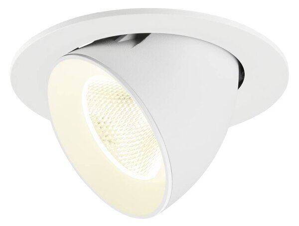 LA 1009749 NUMINOS® GIMBLE L Stropní vestavné svítidlo, 4000 K, 20°, IP20, kulaté, bílé - BIG WHITE (SLV)