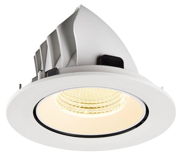 LA 1009737 NUMINOS® GIMBLE L Stropní vestavné svítidlo, 3000 K, 55°, IP20, kulaté, bílé - BIG WHITE (SLV)