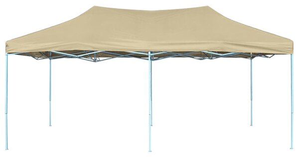 Rozkládací stan nůžkový 3 x 6 m krémově bílý