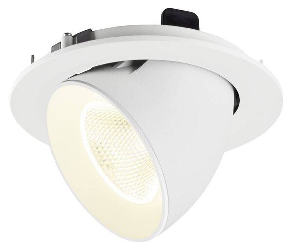 LA 1009749 NUMINOS® GIMBLE L Stropní vestavné svítidlo, 4000 K, 20°, IP20, kulaté, bílé - BIG WHITE (SLV)