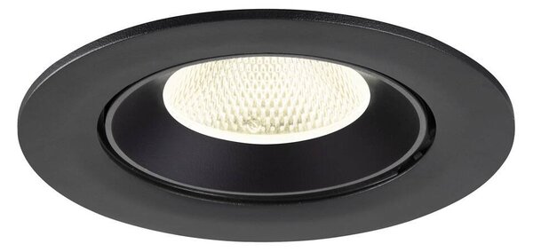 LA 1009739 NUMINOS® GIMBLE L Stropní vestavné svítidlo, 4000 K, 20°, IP20, kulaté, černé - BIG WHITE (SLV)