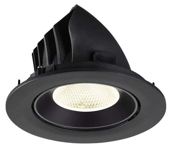 LA 1009739 NUMINOS® GIMBLE L Stropní vestavné svítidlo, 4000 K, 20°, IP20, kulaté, černé - BIG WHITE (SLV)