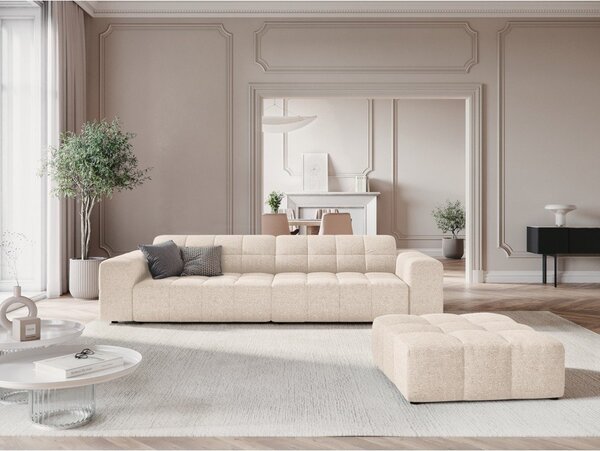 Krémový taburet Chicago – Cosmopolitan Design