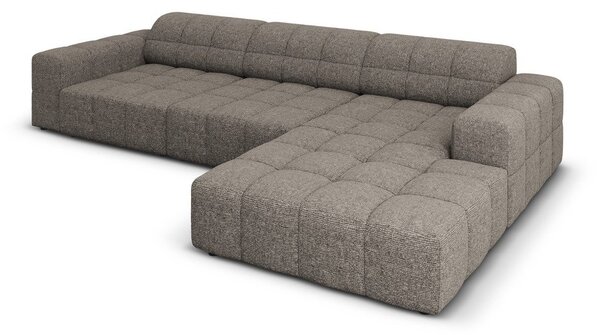 Tmavě šedá rohová pohovka (pravý roh) Chicago – Cosmopolitan Design