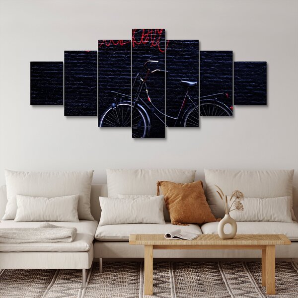 Obraz kola v Amsterdamu (210x100 cm)