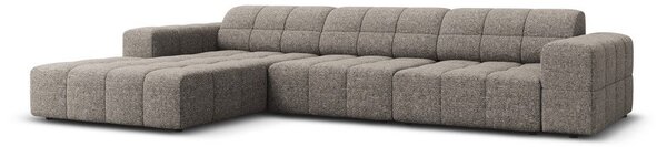 Tmavě šedá rohová pohovka (levý roh) Chicago – Cosmopolitan Design