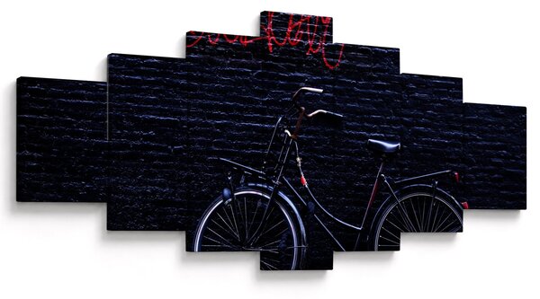 Obraz kola v Amsterdamu (210x100 cm)