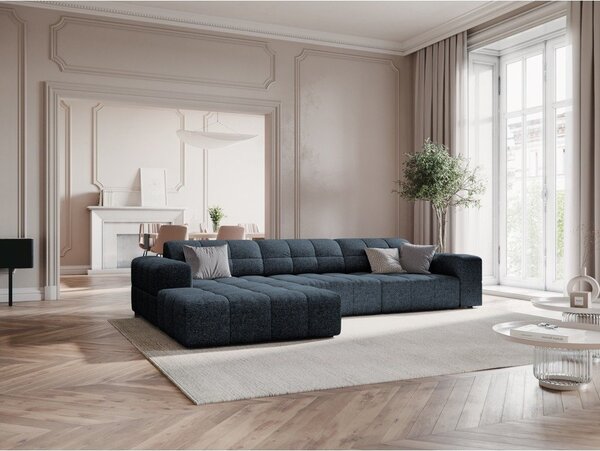 Modrá rohová pohovka (levý roh) Chicago – Cosmopolitan Design