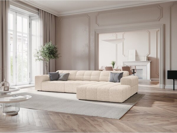 Krémová rohová pohovka (pravý roh) Chicago – Cosmopolitan Design