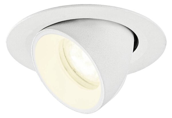 LA 1010078 NUMINOS® GIMBLE XS Stropní vestavné svítidlo, 4000 K, 55°, IP20, kulaté, bílé - BIG WHITE (SLV)