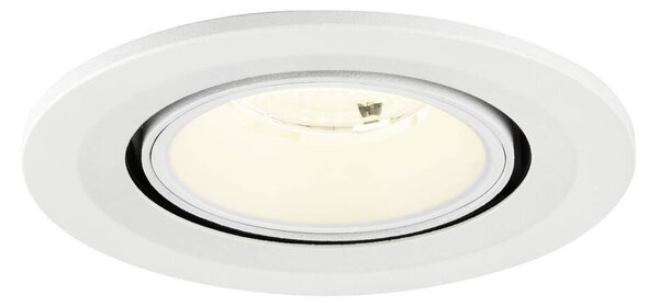 LA 1009431 NUMINOS® GIMBLE S Stropní vestavné svítidlo, 4000 K, 55°, IP20, kulaté, bílé - BIG WHITE (SLV)