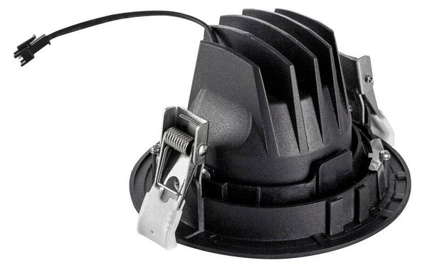 LA 1009350 NUMINOS® MOVE XS Stropní vestavné svítidlo, 3000 K, 55°, IP20, kulaté, černé / bílé - BIG WHITE (SLV)