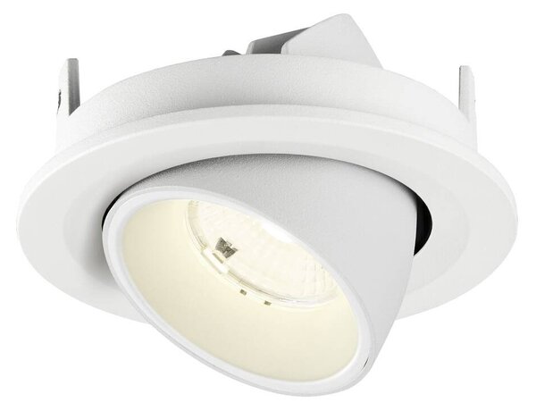 LA 1009431 NUMINOS® GIMBLE S Stropní vestavné svítidlo, 4000 K, 55°, IP20, kulaté, bílé - BIG WHITE (SLV)