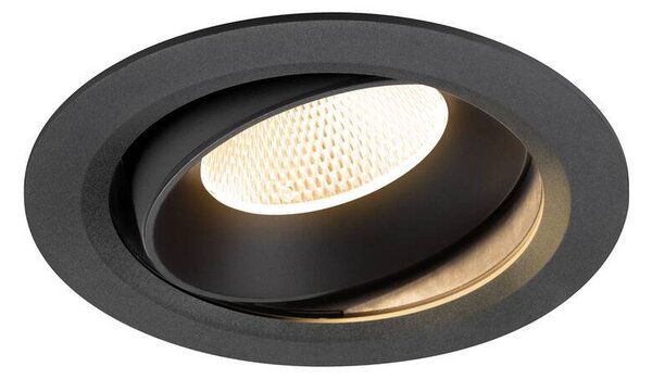 LA 1009972 NUMINOS® MOVE XL Stropní vestavné svítidlo, 2700 K, 20°, IP20, kulaté, černé - BIG WHITE (SLV)