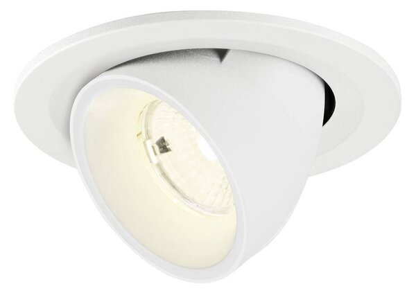 LA 1009431 NUMINOS® GIMBLE S Stropní vestavné svítidlo, 4000 K, 55°, IP20, kulaté, bílé - BIG WHITE (SLV)