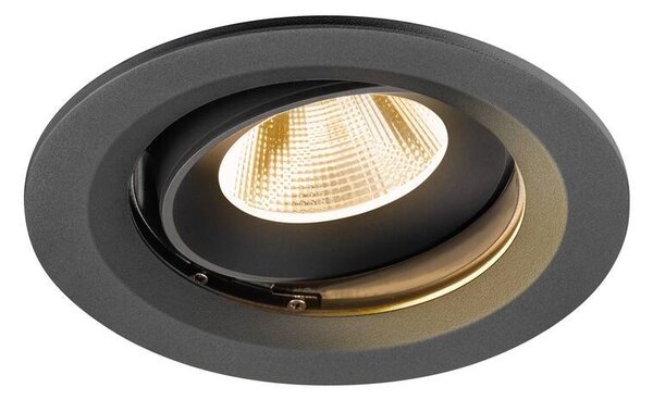 LA 1009649 NUMINOS® MOVE M Stropní vestavné svítidlo, 2700 K, 20°, IP20, kulaté, černé - BIG WHITE (SLV)