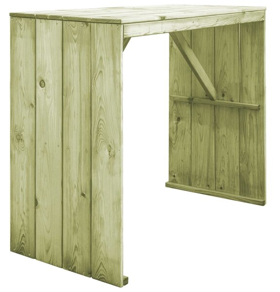 Barový stůl 130 x 60 x 110 cm impregnovaná borovice