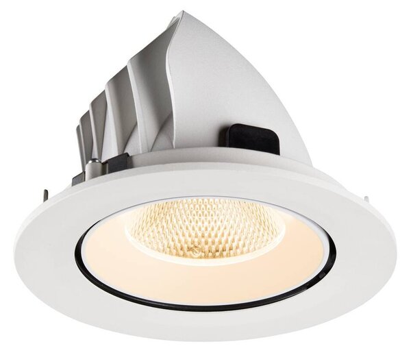 LA 1009713 NUMINOS® GIMBLE L Stropní vestavné svítidlo, 2700 K, 20°, IP20, kulaté, bílé - BIG WHITE (SLV)
