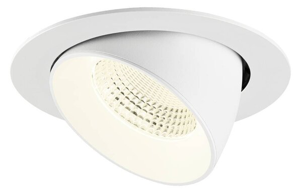 LA 1009916 NUMINOS® GIMBLE XL Stropní vestavné svítidlo, 4000 K, 55°, bílé - BIG WHITE (SLV)