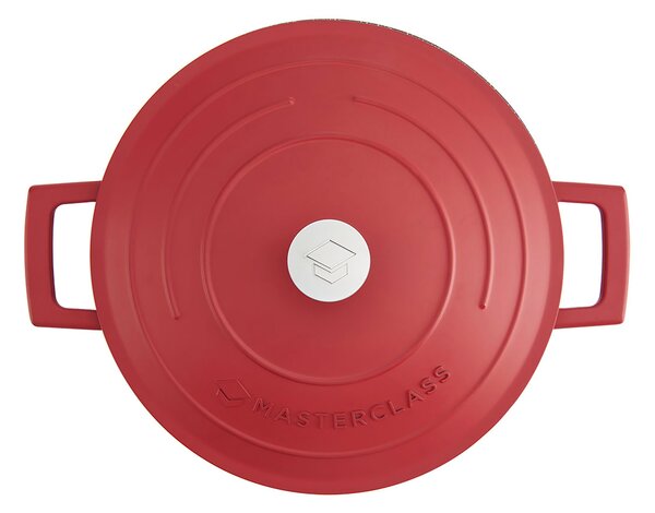 Hrnec MasterClass 24 cm 4 l indukční nepřilnavý červený MCMCRD24RED