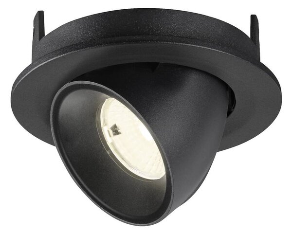 LA 1009421 NUMINOS® GIMBLE S Stropní vestavné svítidlo, 4000 K, 55°, IP20, kulaté, černé - BIG WHITE (SLV)